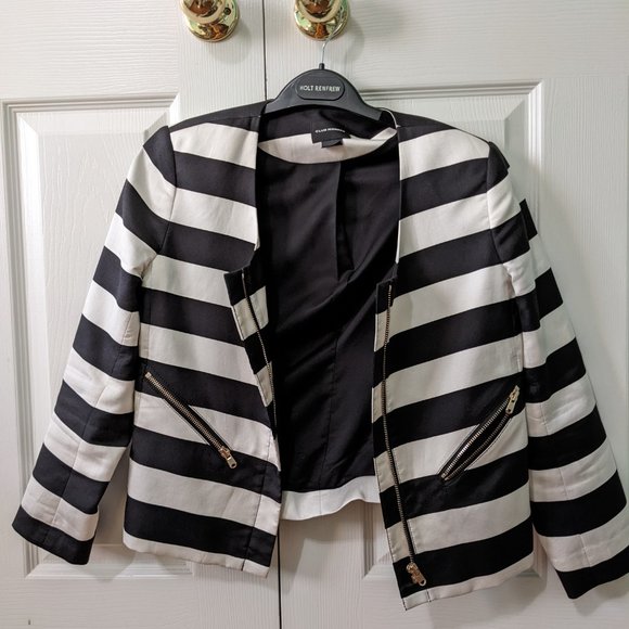 Club Monaco Size 2 Zippered Jacket/Blazer - Picture 1 of 4